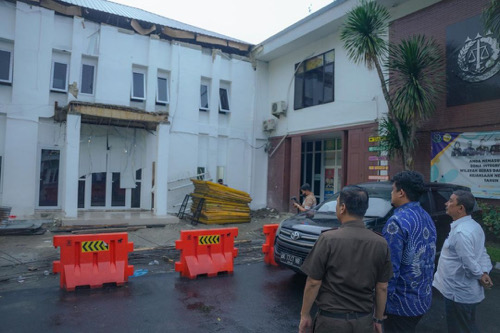 Pasca Gedung Kejari Medan Roboh, Dinas PKP2R Putus Kontrak, Kontraktor Wajib Kembalikan DP & Ganti Kerugian