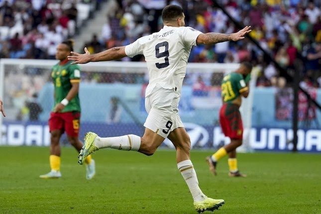 Skor 3-3, Serbia dan Kamerun Sama Kuat di Laga Kedua Grup G Piala Dunia 2022