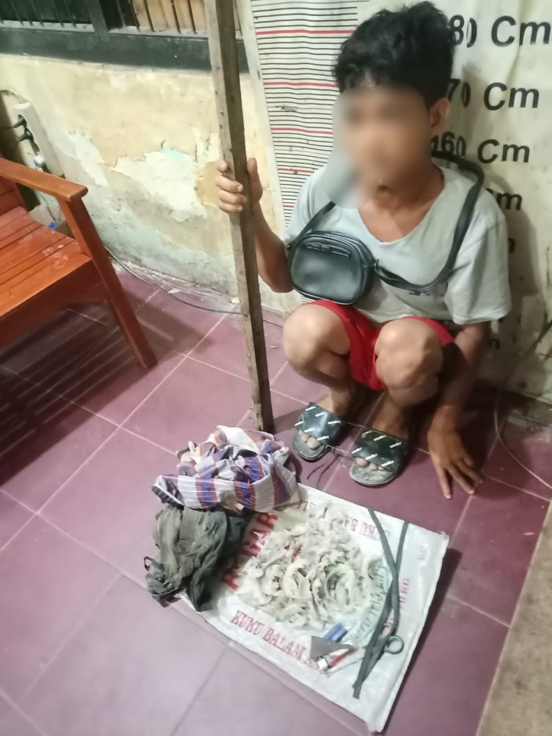 Terduga Pelaku Pencuri Sarang Burung Walet Diringkus Polsek Tanjungpura