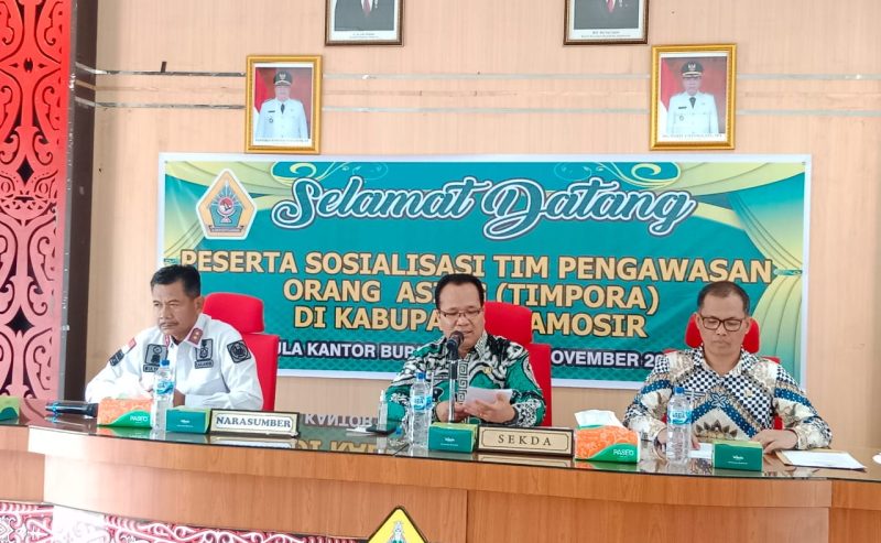 Sosialisasi Timpora Tingkat Samosir, Perlu Dilakukan Strategi Penguatan Pengawasan Orang Asing