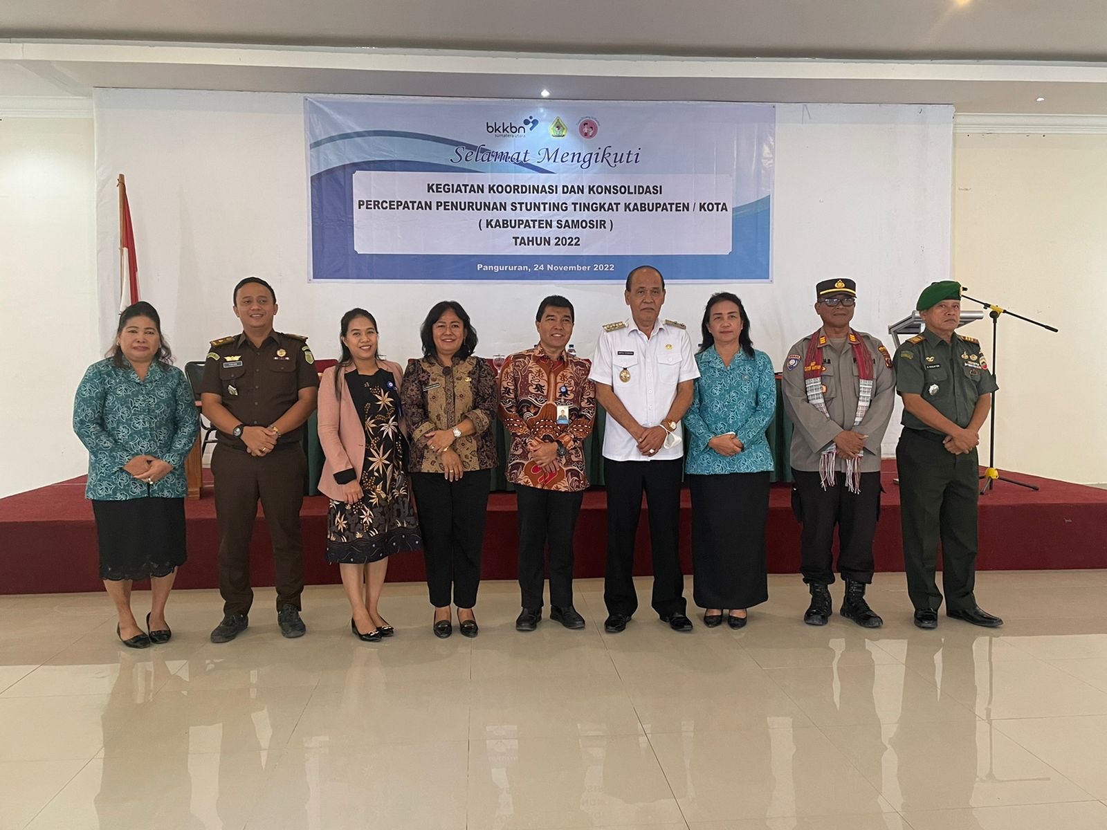 Koordinasi dan Konsolidasi Percepatan Penurunan Stunting Tingkat Samosir Digelar