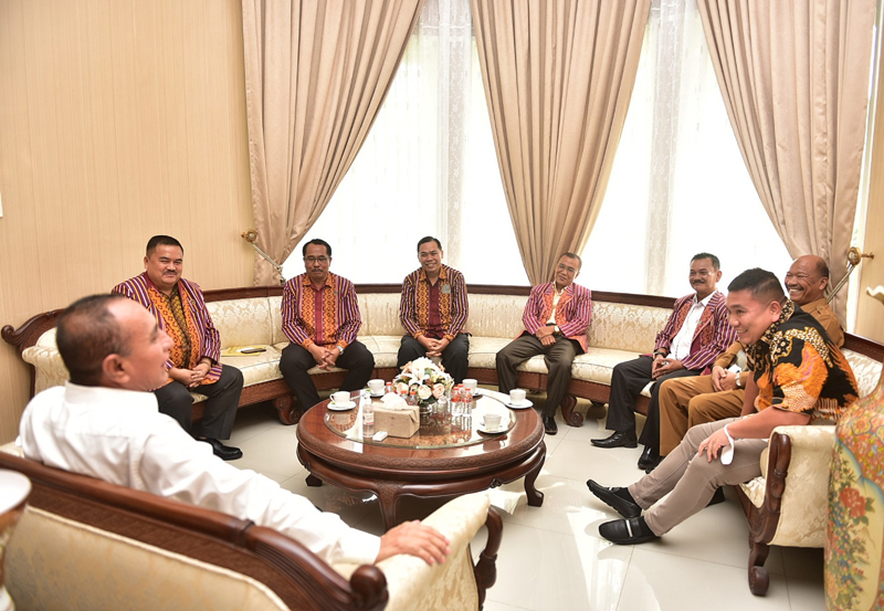 Gubernur Edy Terima Kunjungan Panitia Natal GBKP Sumut