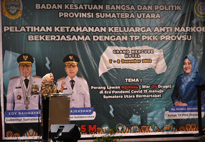 Kader PKK se Sumut Diajak Jadi Benteng Pencegahan Narkoba dalam Keluarga