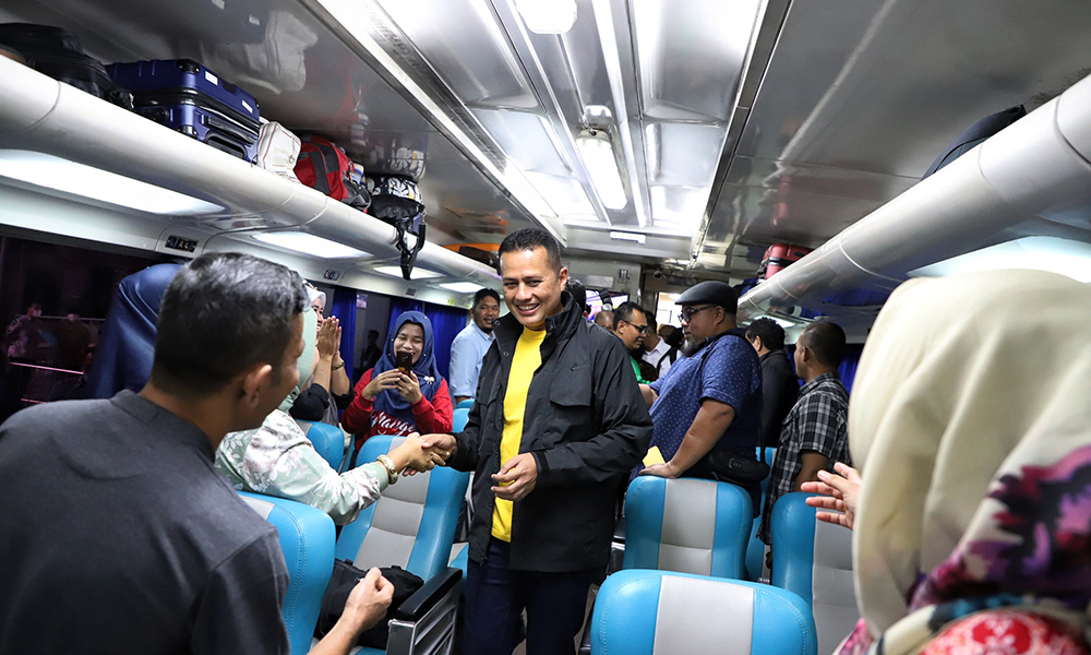 Wagub Sumut Apresiasi Kesiapan dan Layanan PT KAI Sambut Libur Nataru