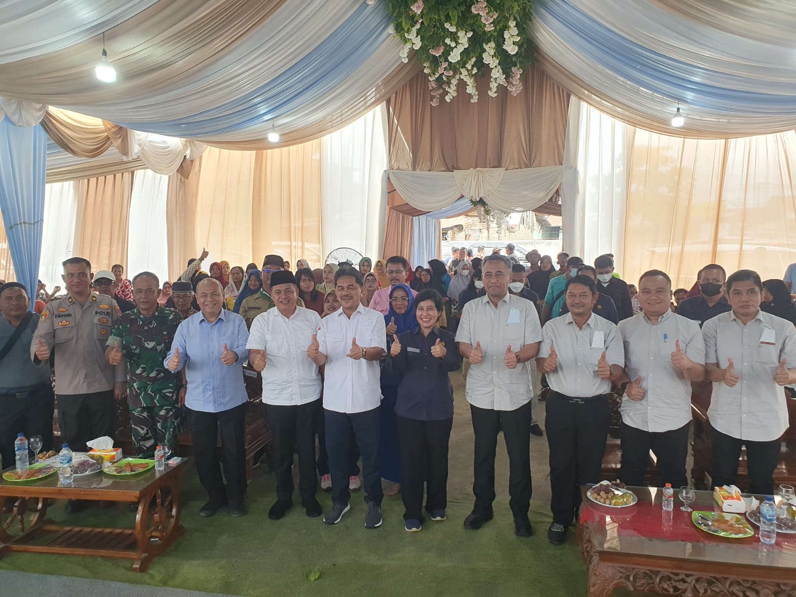 Peresmian Bantuan Pemasangan Baru Listrik untuk 450 Rumah Tangga di Batubara