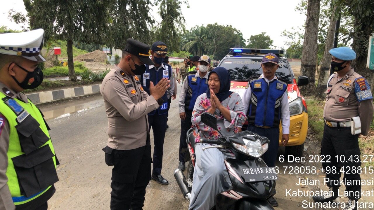 Petugas Gabungan Gelar Patroli Bersama di Langkat