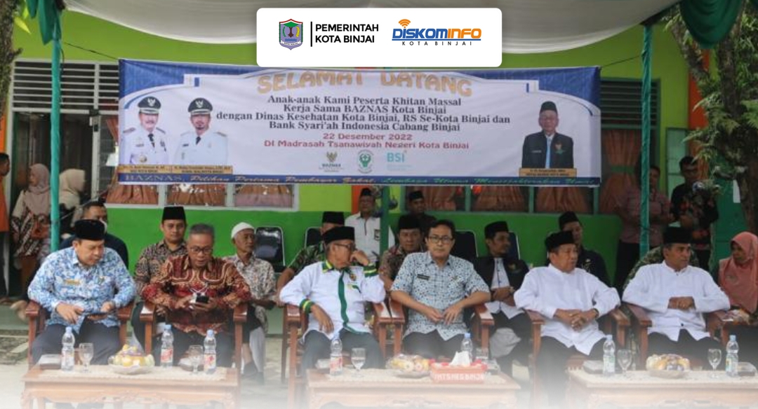 Baznas dan Dinkes Kota Binjai Laksanakan Khitan Massal