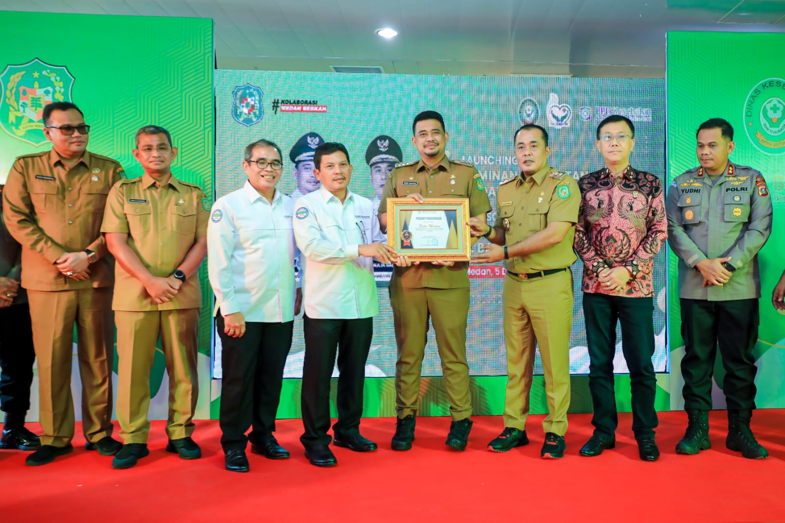 Pemko-BPJS Kesehatan Launching UHC Kota Medan dan RSUD Bachtiar Djafar Labuhan