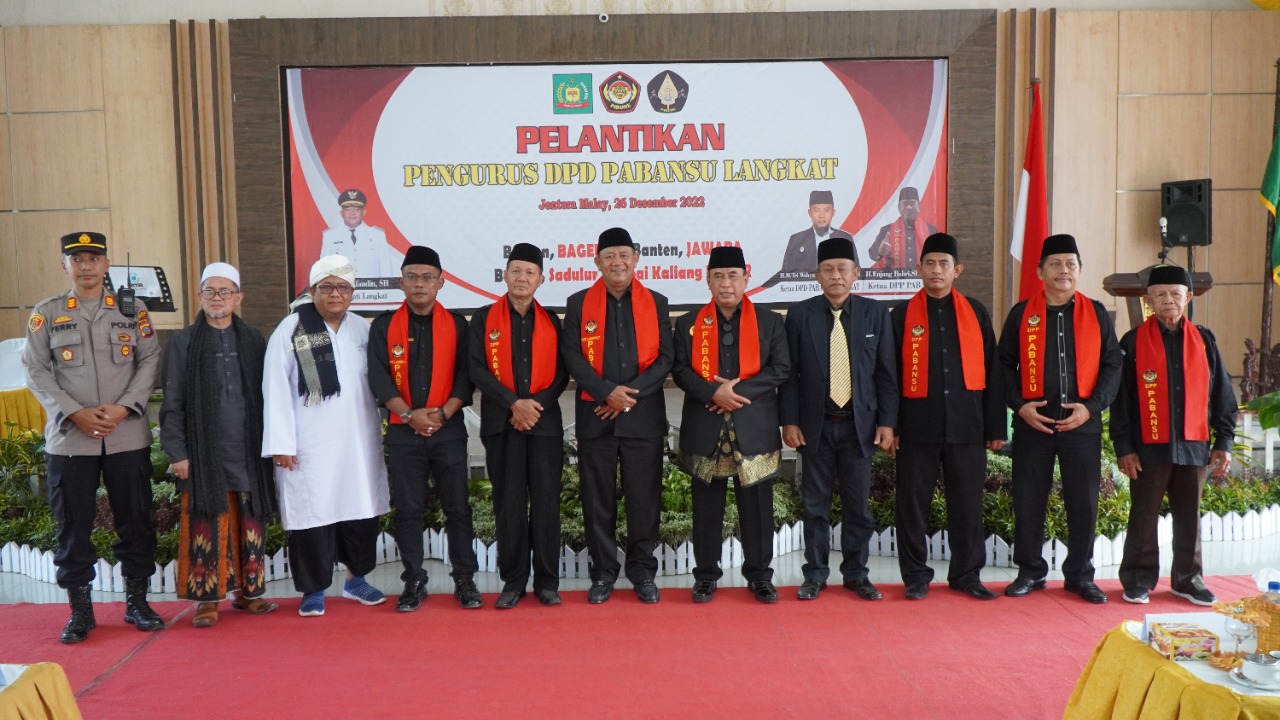 Paguyuban Banten Cabang Langkat Dilantik