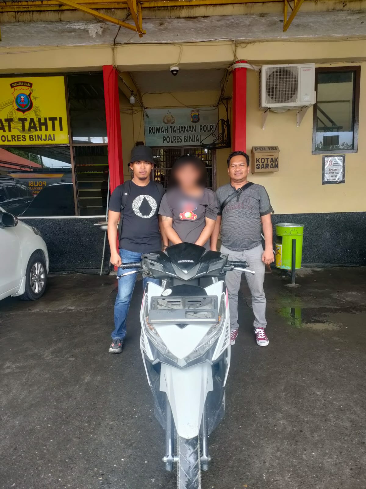 Satreskrim Polres Binjai Ringkus Pelaku Penggelapan Sepeda Motor