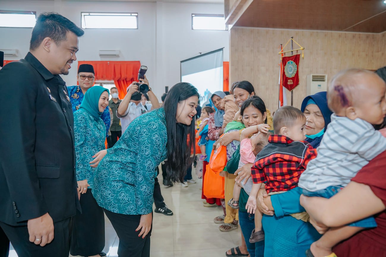 Pencanangan Kesatuan Gerak PKK Bangga Kencana Kesehatan Kota Medan 2022
