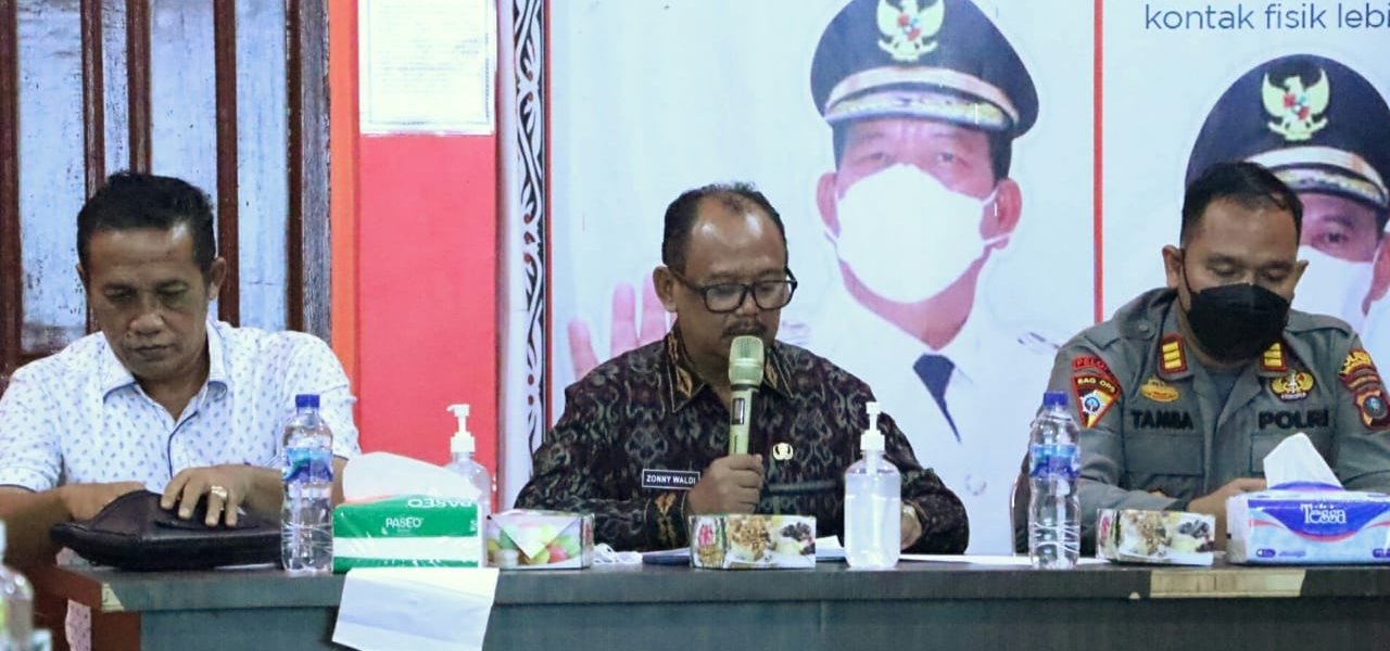Pandemi Belum Berakhir, Pemkab Simalungun Gelar Rapat Anev Situasi Perkembangan Covid-19