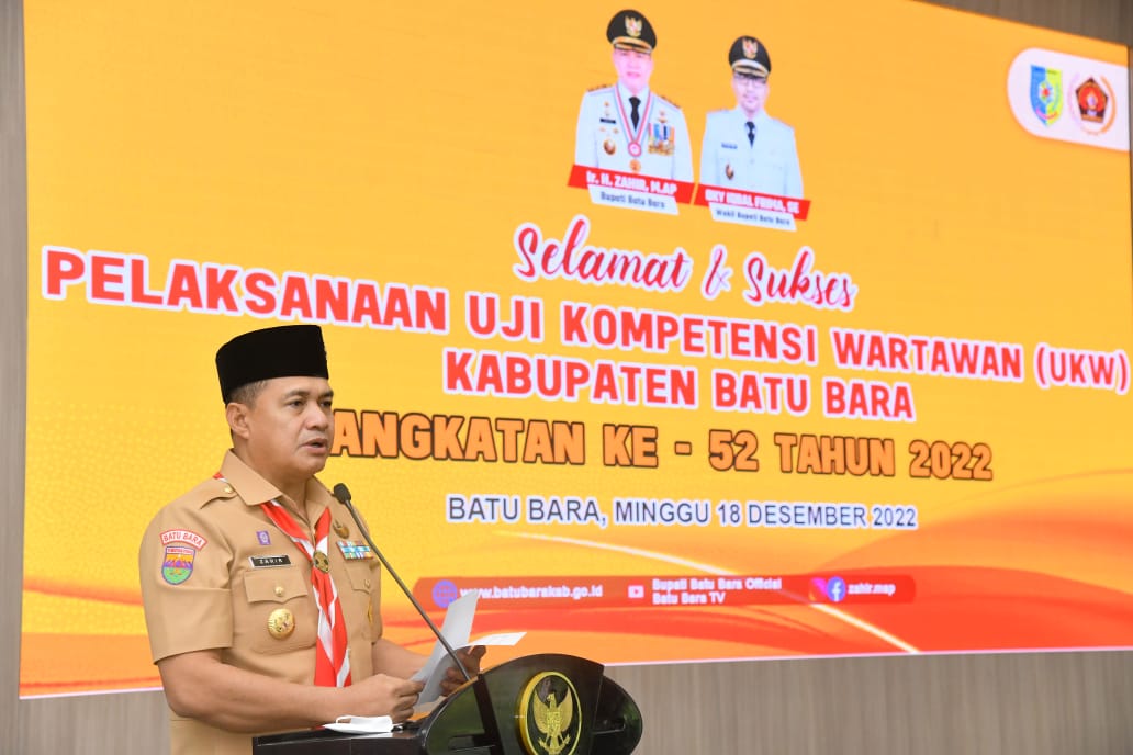 Buka UKW, Bupati Zahir Dukung Profesionalisme Wartawan Batubara