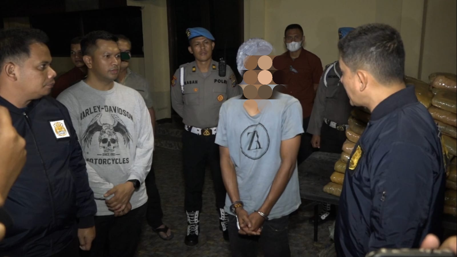 Kurir Narkoba Antar Provinsi Diringkus Polrestabes Medan di Simpang Pos