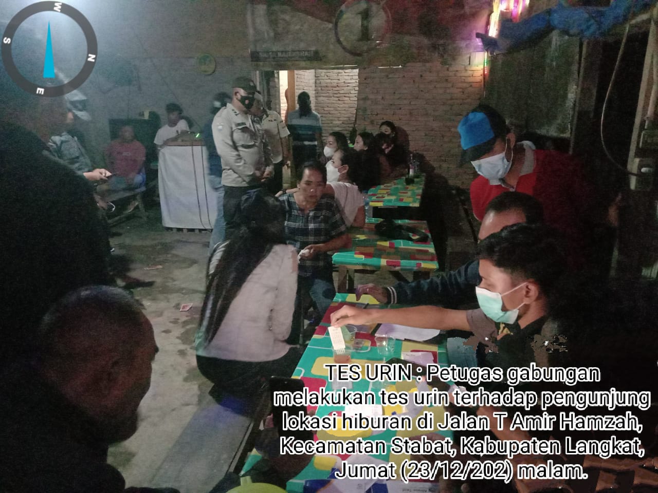 Polisi Razia Lokasi Hiburan Malam di Langkat