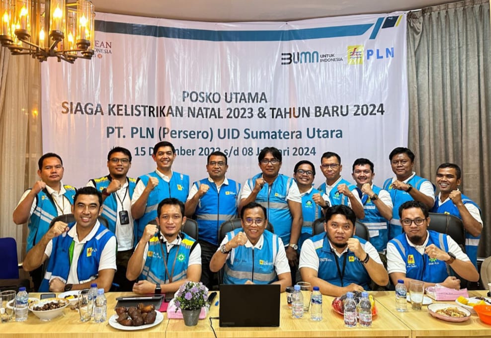 PLN UID Sumut Sukses Amankan Pasokan Listrik Malam Tahun Baru 2024