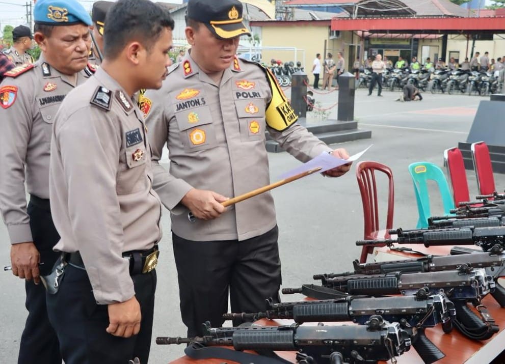 Polres Pelabuhan Belawan Periksa Kesiapan Sarana Prasarana