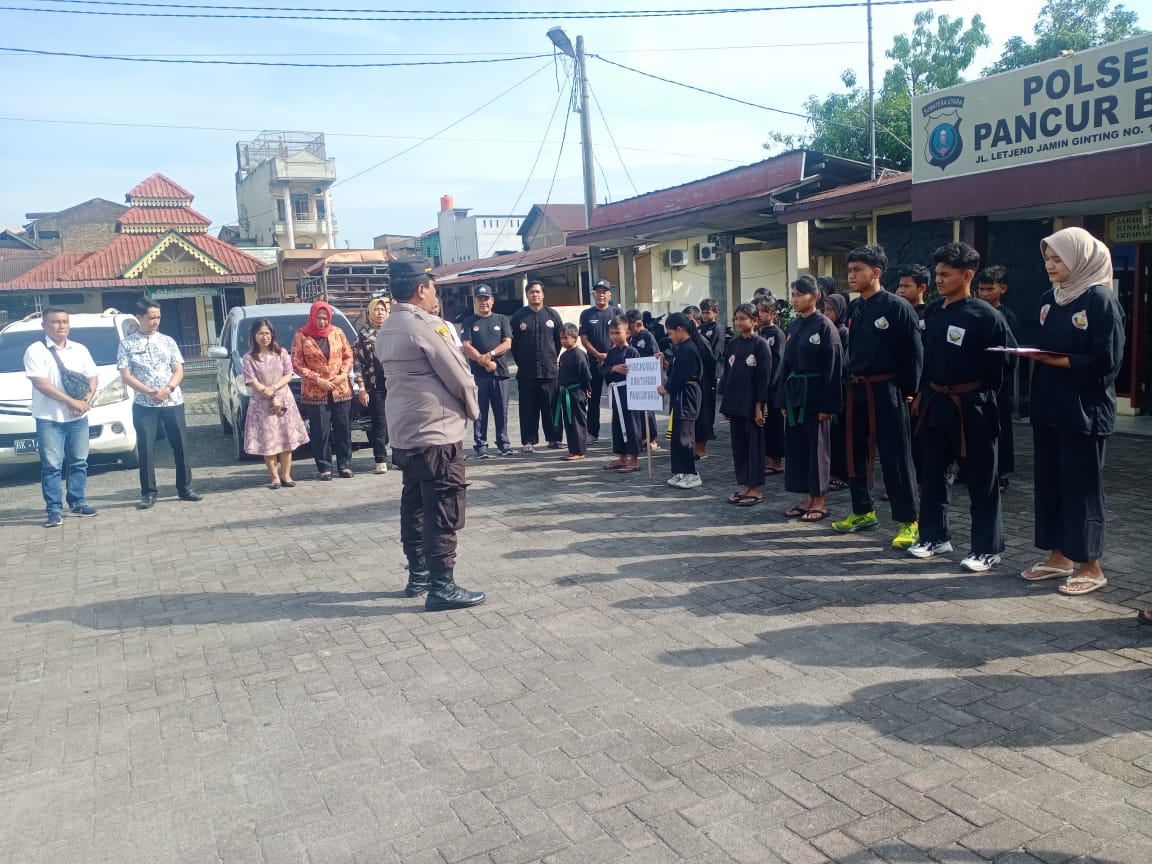 20 Atlet Pencak Silat Dilepas KONI Pancurbatu ke Kejurda Disdik Deliserdang
