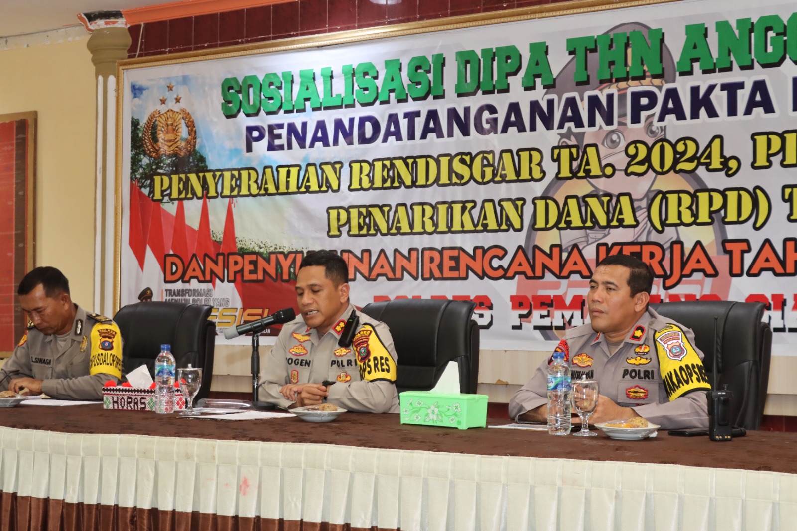 Polres Pematangsiantar Sosialisasi DIPA Tahun 2024