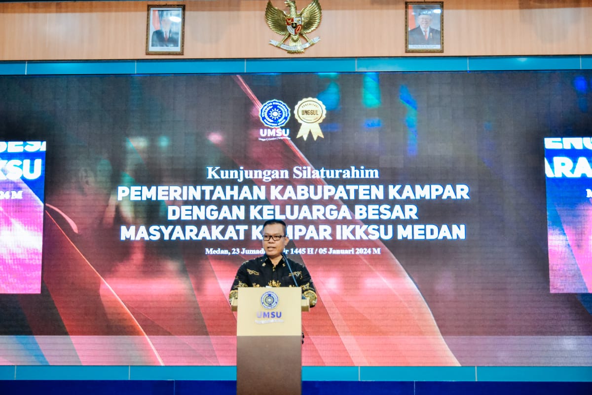 Peningkatan Akademik, Pj Bupati Nizhamul Hadiri Ramah Tamah IKKSU dengan UMSU