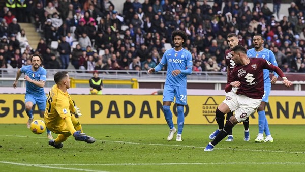 Napoli Telan Kekalahan Ketujuh di Liga Italia Usai Dihajar Torino