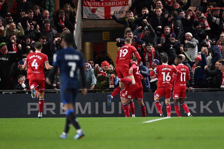 Lawan Middlesbrough, Chelsea Takluk di Leg 1 Semifinal Piala Liga Inggris