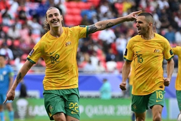 Piala Asia 2023, Australia Taklukkan India 2-0