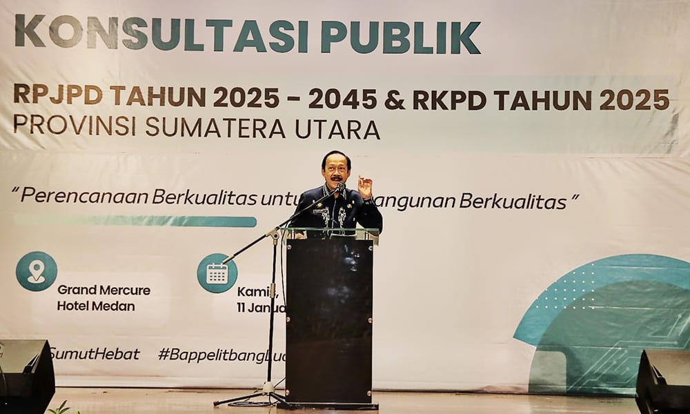 Sekda Harap RPJPD Sumut 2025-2045 Selaras dengan Visi Indonesia Emas