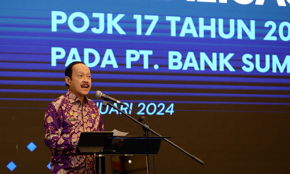 Tingkatkan Daya Saing, Pj Gubernur Minta Bank Sumut Segera Terapkan POJK 17/2023