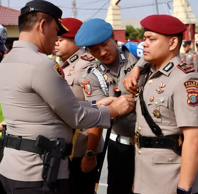 Sertijab Kasat Reskrim Polres Pelabuhan Belawan