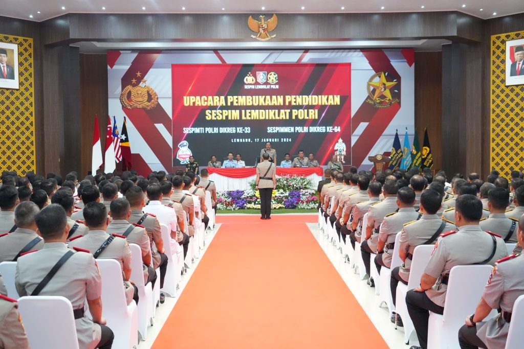 Pembukaan Pendidikan Sespimti dan Sespimmen 2024