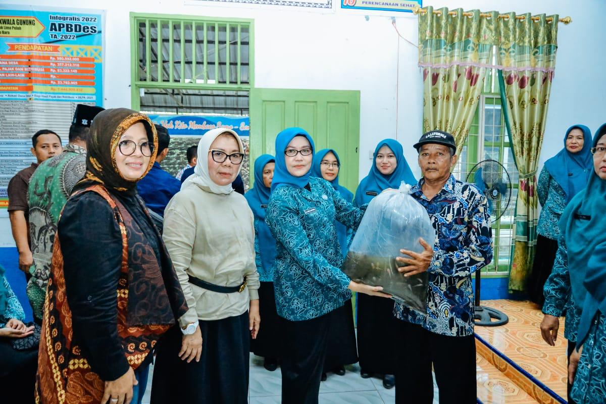 TP PKK Batubara Lakukan Pembinaan Aku Hatinya PKK di Desa Kwala Gunung