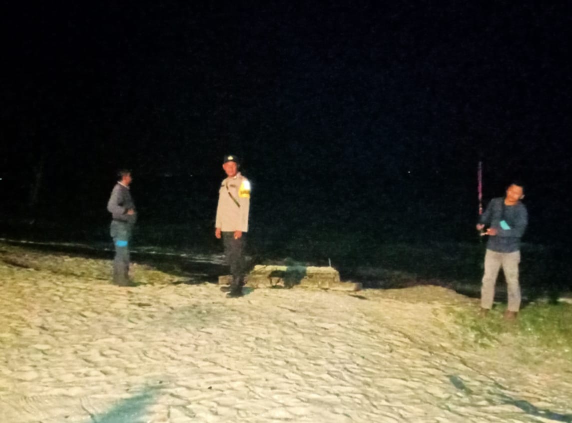 Polsek Tanjung Beringin Patroli di Pesisir Pantai Antisipasi Masuknya Pengungsi Rohingya