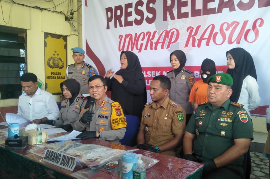Polisi Amankan Wanita Pembuang Bayi di Medan