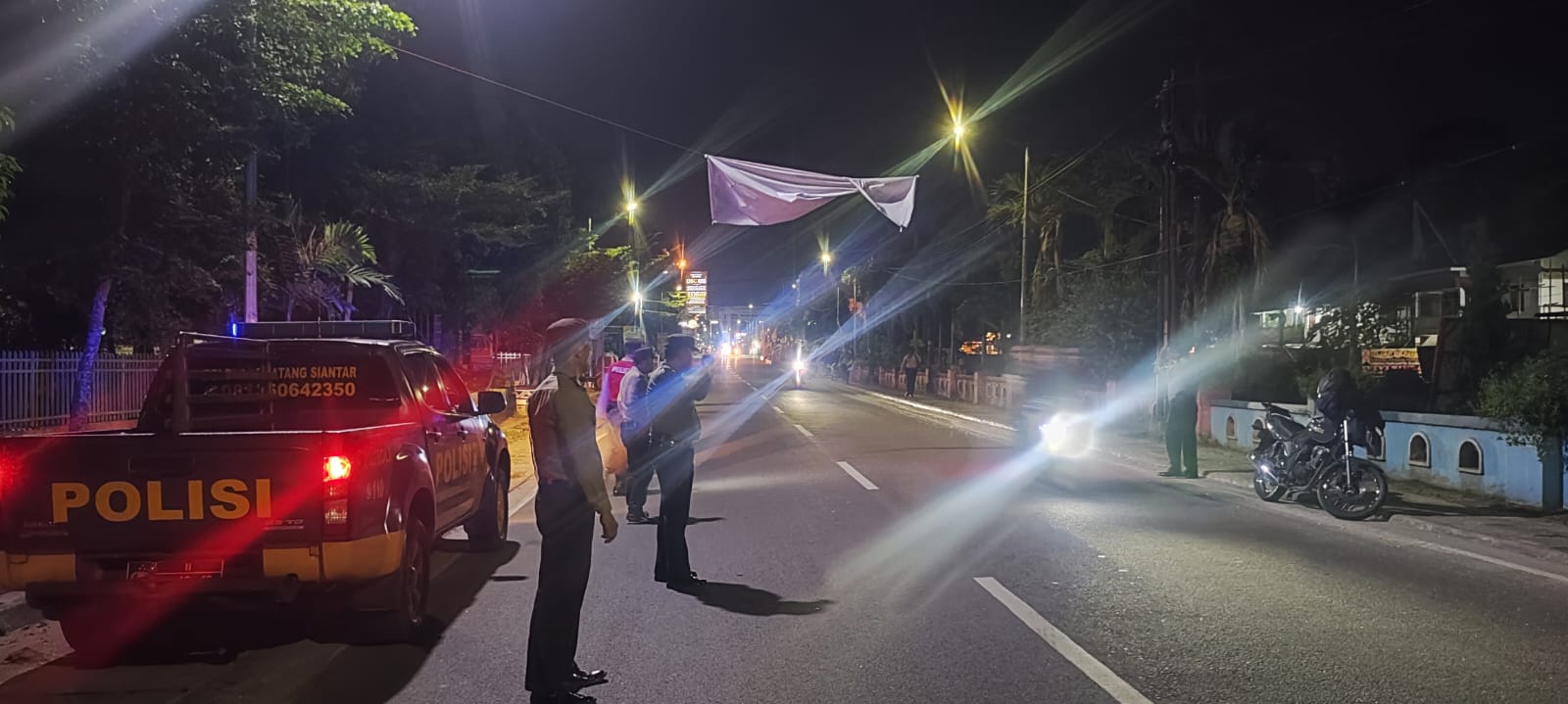 Samapta Polres Pematangsiantar Tingkatkan Patroli di Malam Hari