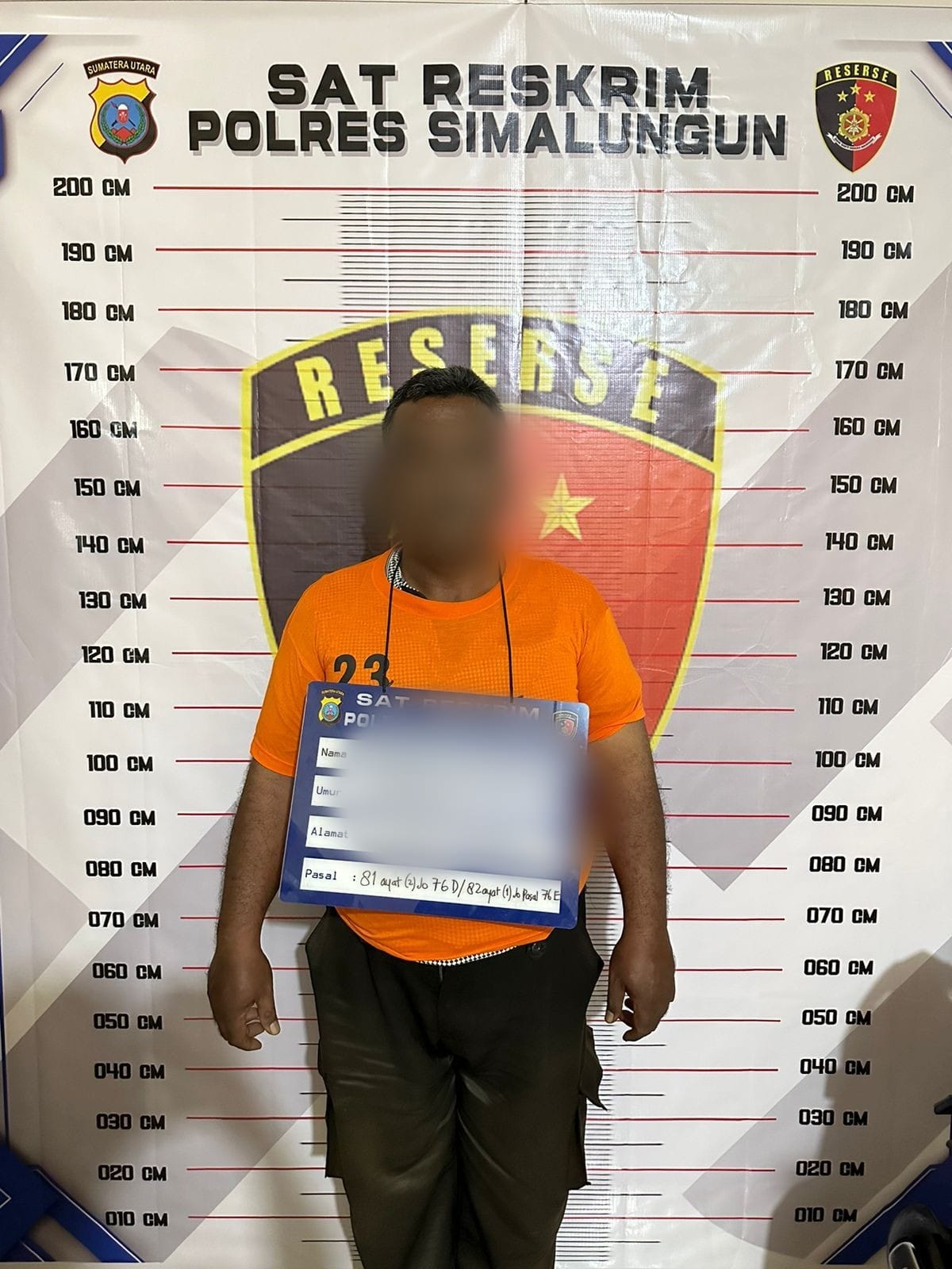 Polres Simalungun Bekuk Pelaku Kasus Anak Korban Asusila