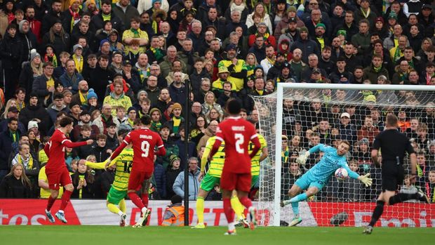 Tekuk Norwich City 5-2, Liverpool Lolos ke Babak Kelima Piala FA