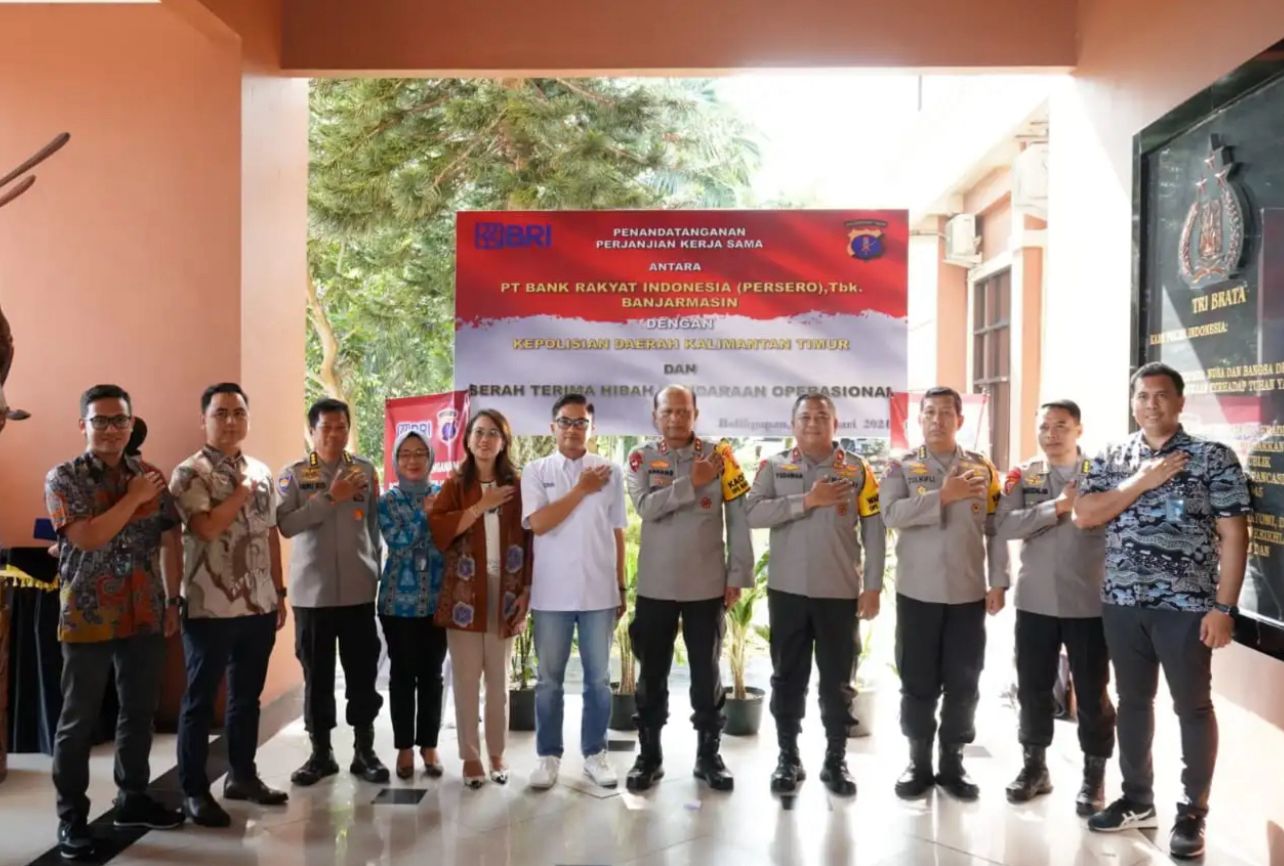 Polda Kaltim Jalin Kerjasama dengan PT BRI