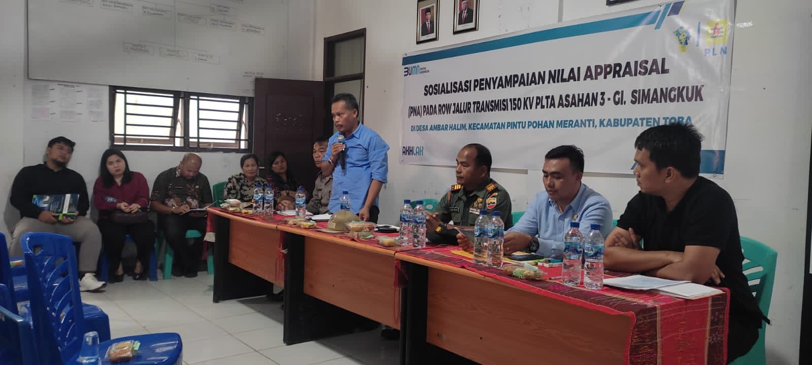 PLN UPP SBU 4 Sosialisasikan Penyampaian Nilai Appraisal di Seputar Proyek PLTA Asahan 3