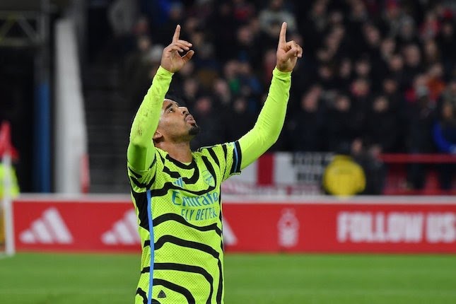 Liga Inggris: Arsenal Kalahkan Nottingham Forest