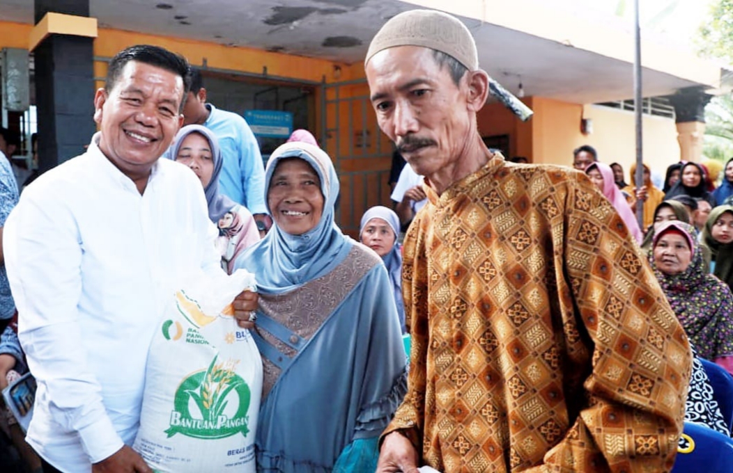 Launching Penyaluran Bantuan Cadangan Pangan Pemerintah kepada Masyarakat Simalungun