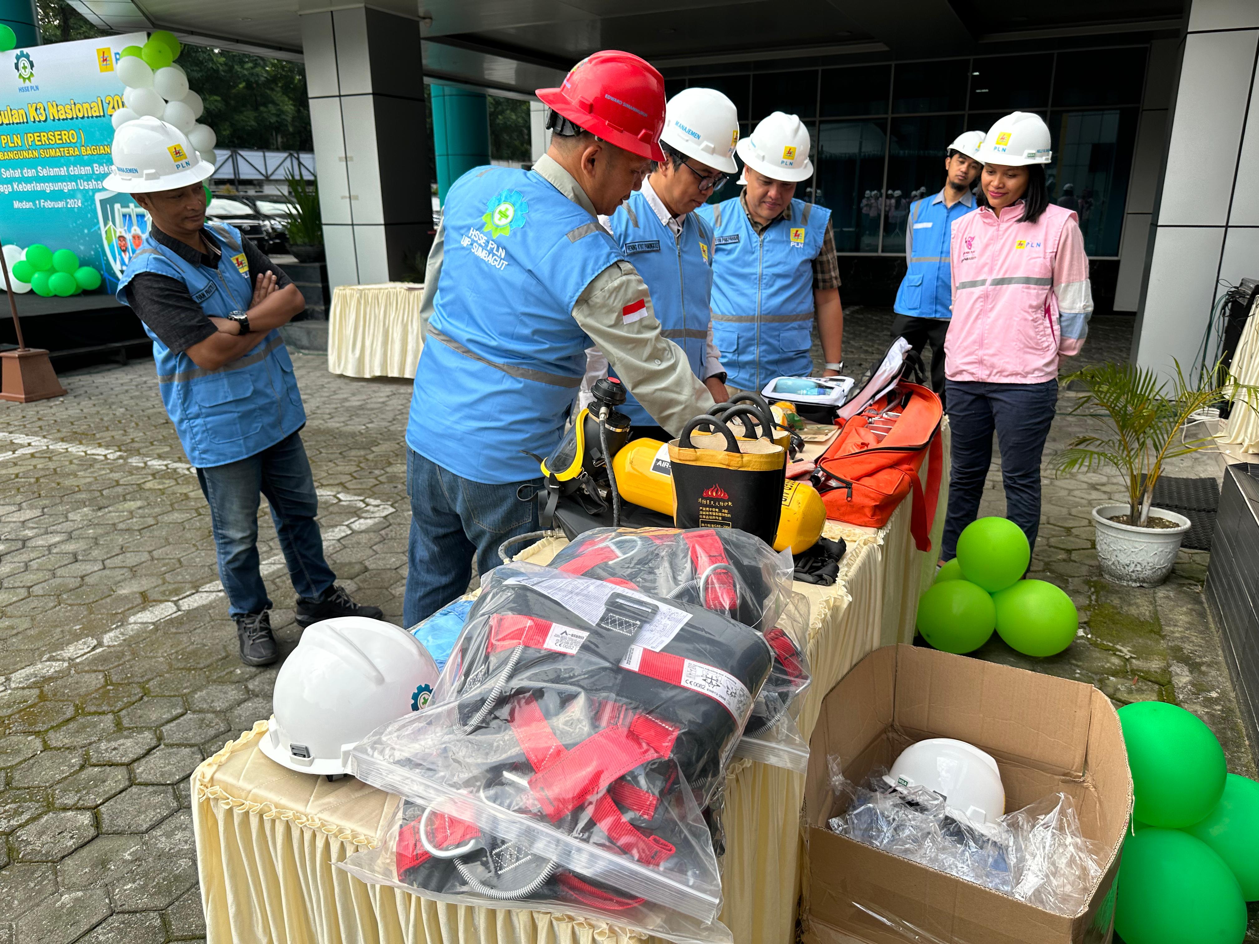 PLN UIP Sumbagut Gelar Apel Bulan K3 Nasional Tahun 2024