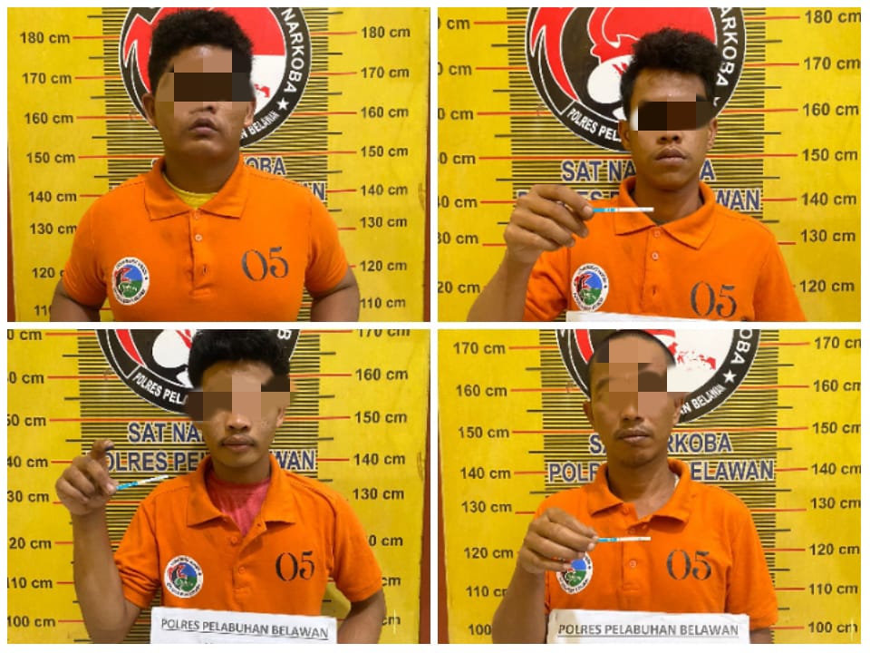 Polisi Ringkus Pengedar dan Pengguna Sabu di Marelan