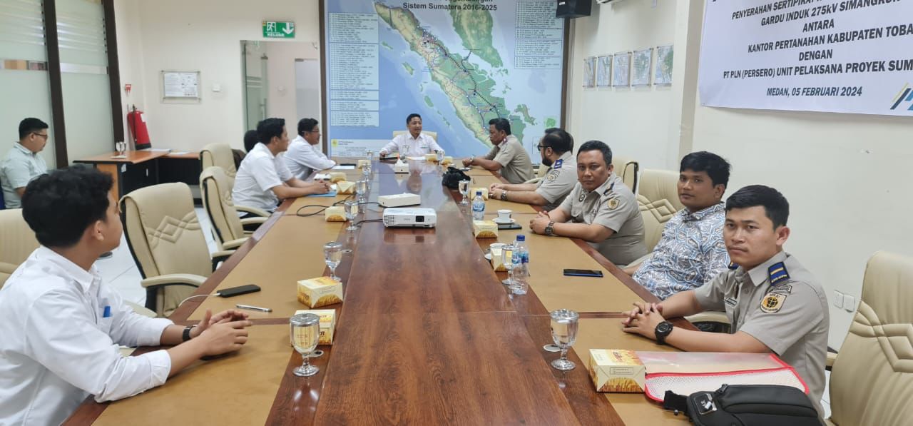 Bersama Kantah Toba PLN UIP SBU Selamatkan Aset Negara Seluas 53.089 M2