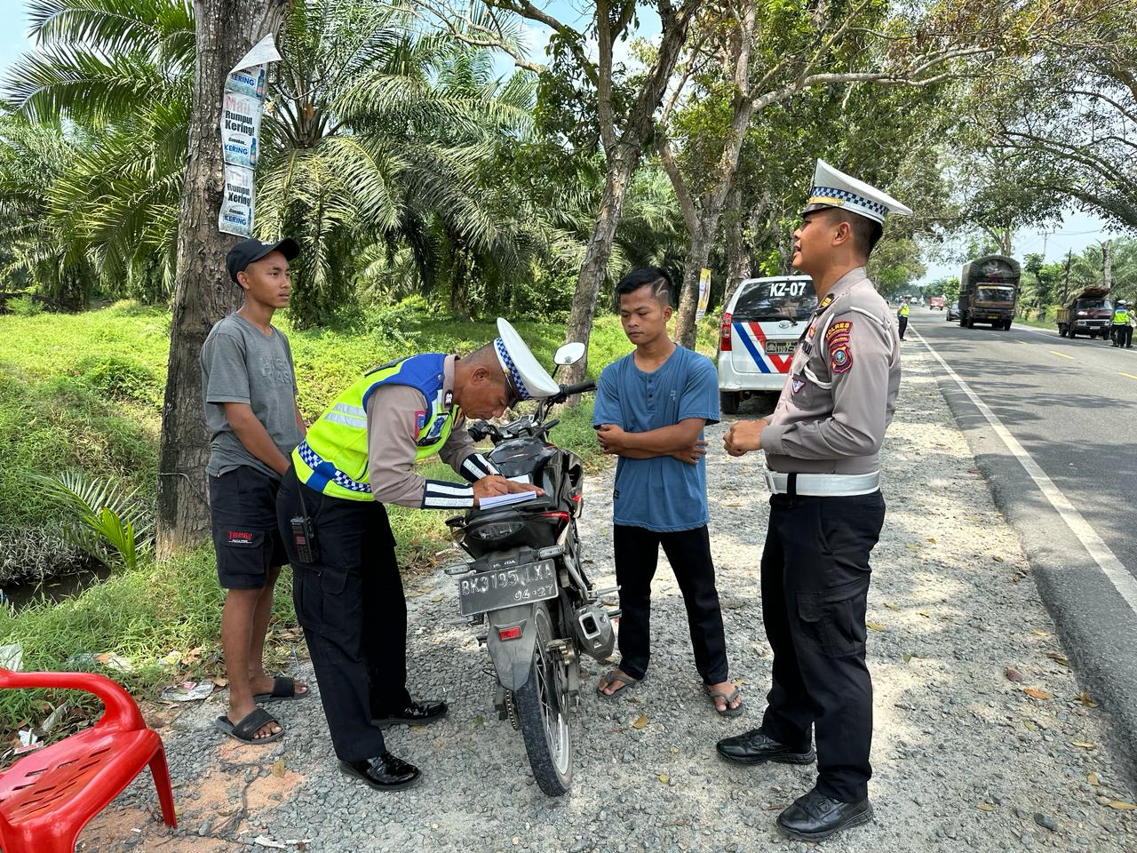 Polres Sergai Patroli di Lokasi Rawan Pelanggaran dan Lakalantas