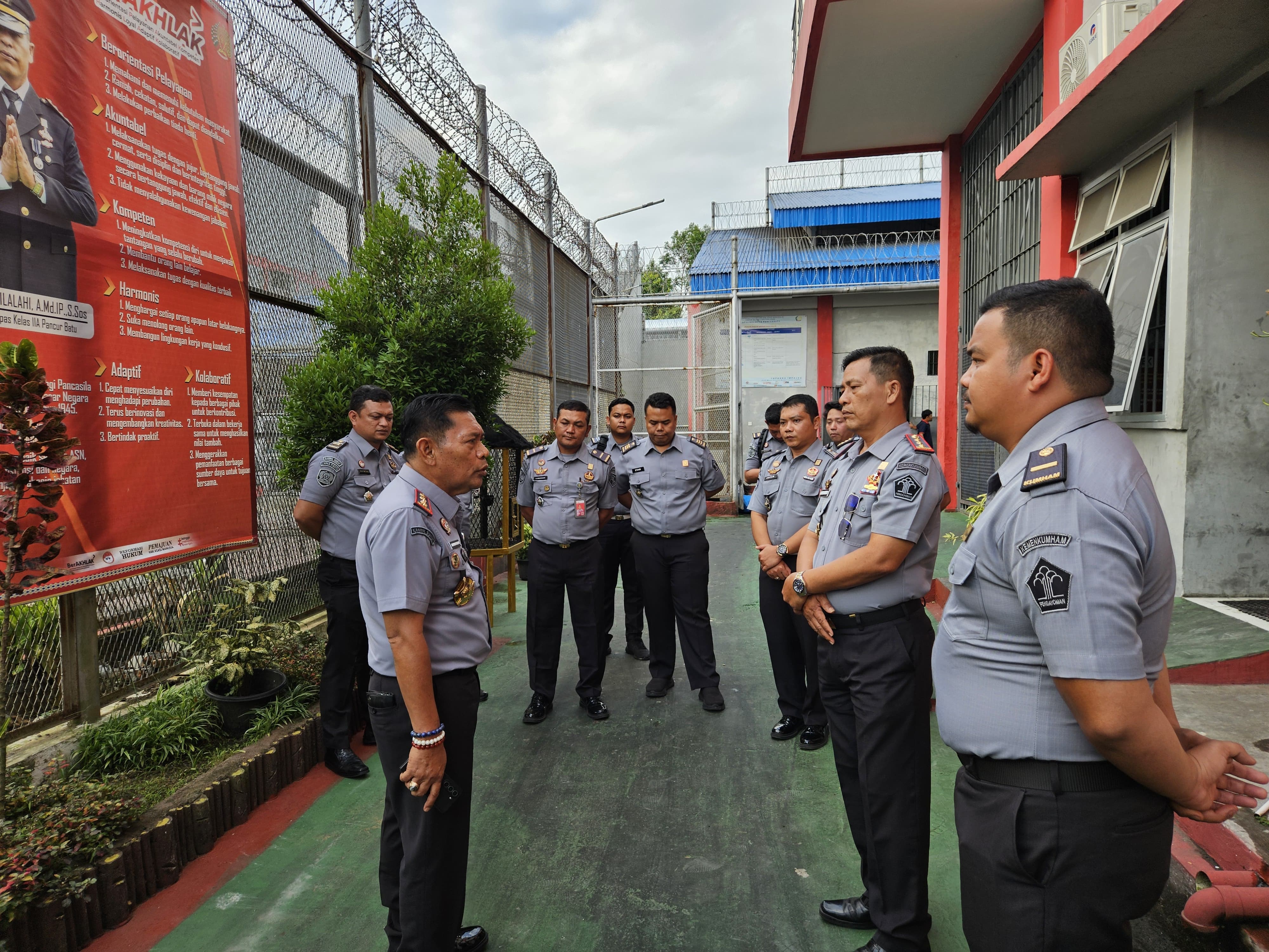 Kakanwil Kemenkumham Sumut Tinjau Kesiapan Pemilu 2024 di Lapas Pancurbatu