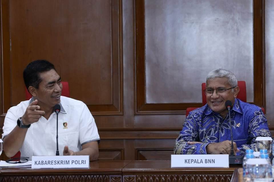 Bareskrim Polri dan BNN Kolaborasi Wujudkan Indonesia Bersih Narkoba