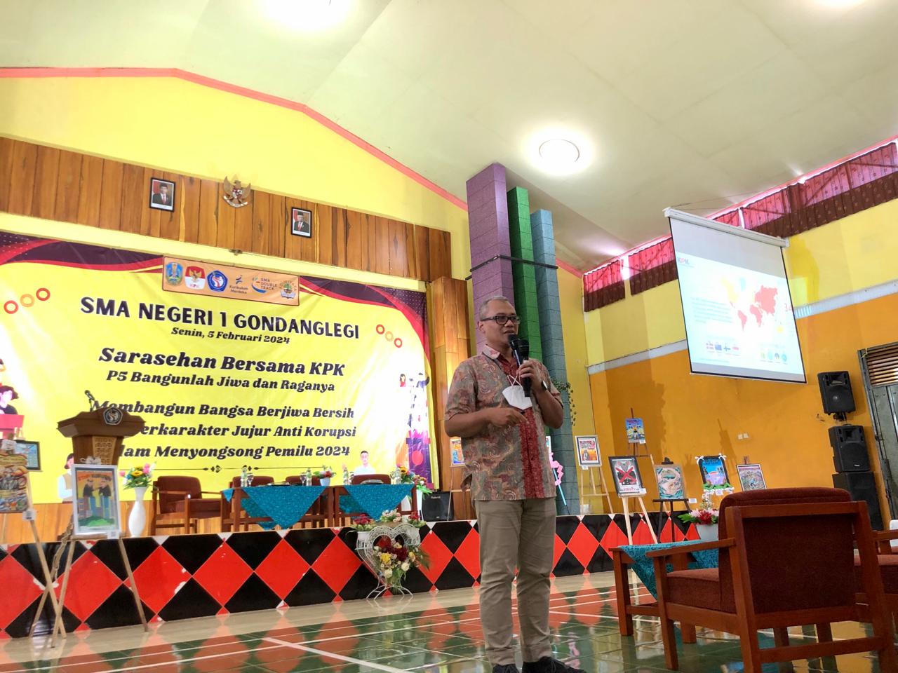 KPK Ajak Pelajar SMA Bangun Karakter Antikorupsi Sejak Dini