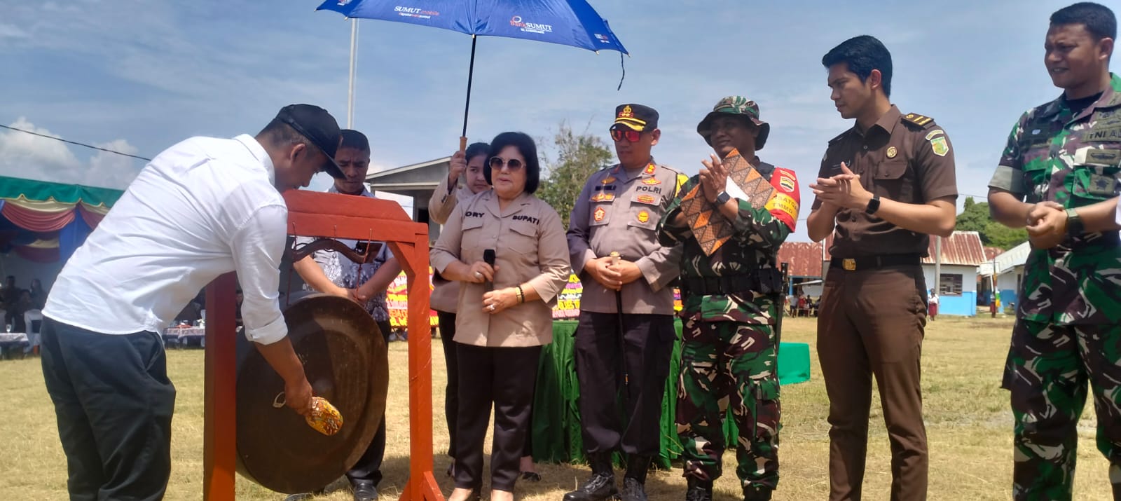 Pembukaan TMMD ke 119 TA 2024 Kodim 0205/TK di Mbal-mbal Petarum