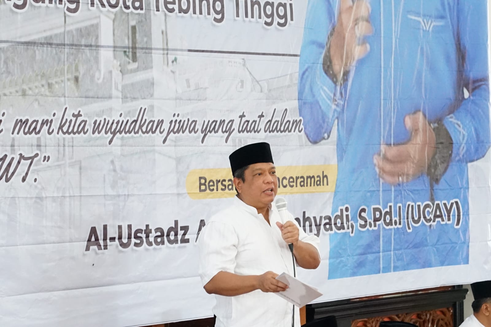 Peringatan Isra Miraj Nabi Muhammad SAW 1445 H Diikuti Pelajar dan Masyarakat Tebingtinggi